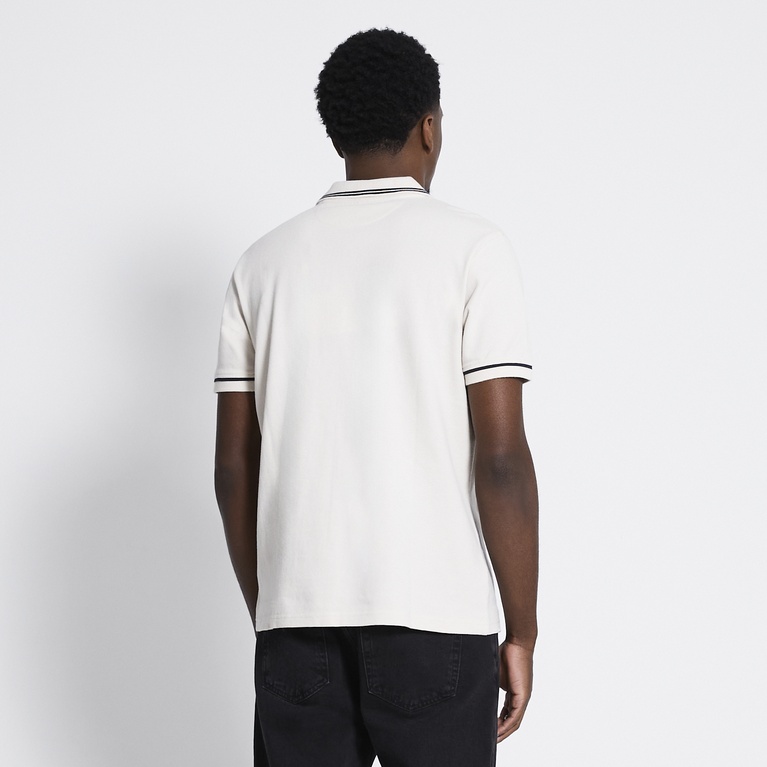 Polo shirt "Alan stripe" Stone